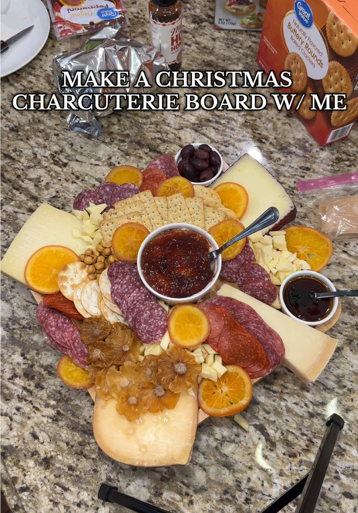 make a christmas charcuterie board with me! - #christmas #charcuterie #charcuterieboard #meatandcheese #meatandcheeseboard #timelapse #tastetest #cooking #charcuterieboard #charcuterie #charcuterieboardsoftiktok #charcuterietiktok #charcuterieboards #charcuterieboardideas #cheeseboard #cheese #brie #christmascharcuterie #christmas #satisfying #hosting #hostingtips #microinfluencer #fyp #relatable #plating 