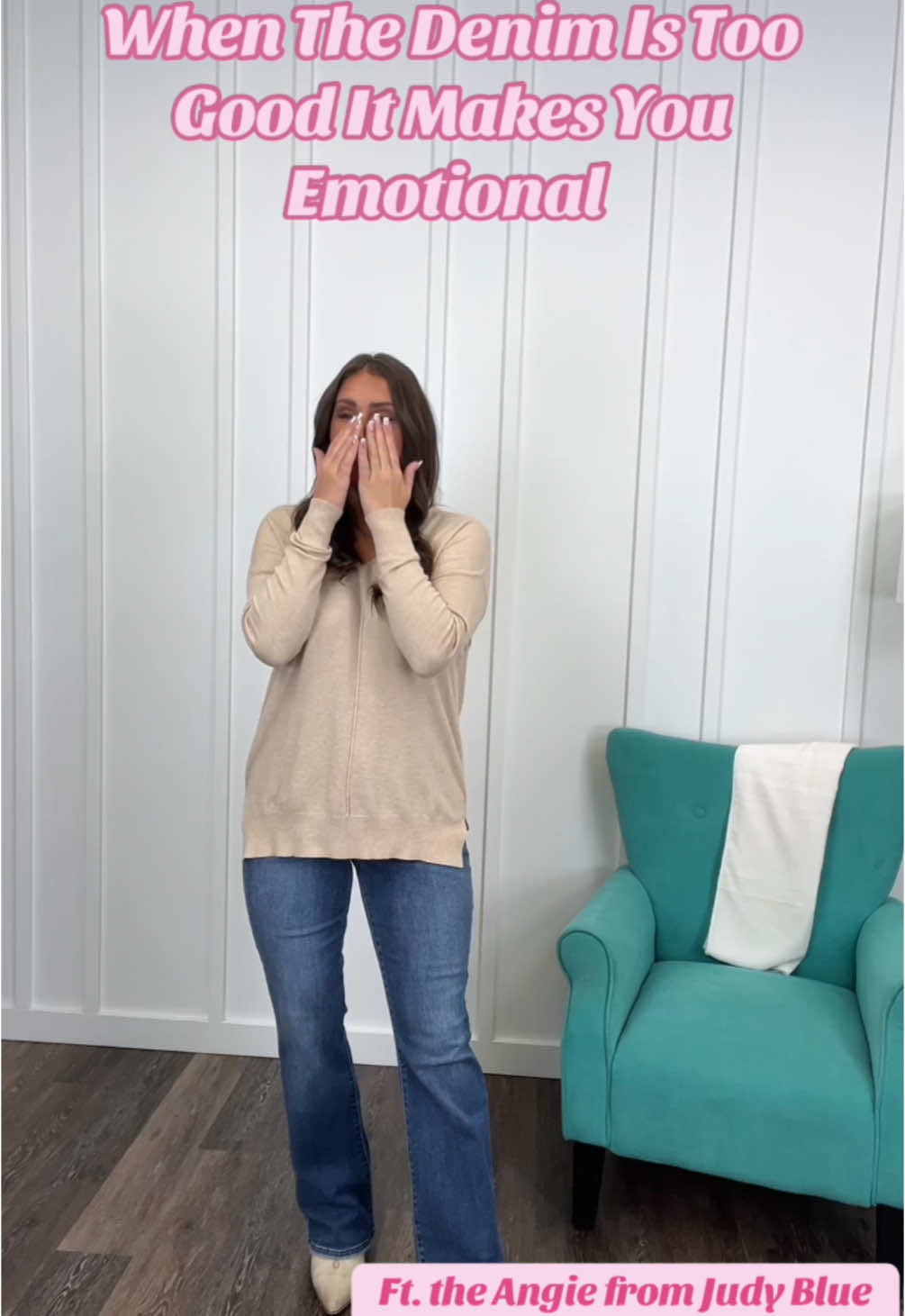 Tears of joy 🥹 #judyblue #perfectfit #goodjeans #bootcutjeans #womensjeans #womensclothing #boutiqueshopping #boutique #judybluejeans #TikTokShop #tiktokshopfinds #spotlightfinds #tiktokmademebuyit #bootcut 