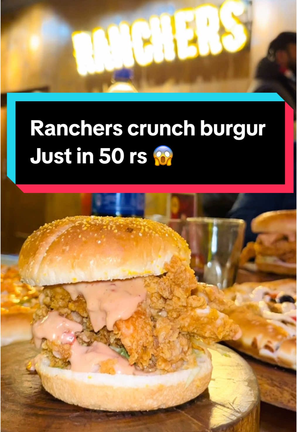 CRUNCH BURGUR JUST IN 50rs 😱 RANCHERS INSTAGRAM MAADI VIBES #foodreview #foryou #explore #chinese #unfreezemyacount #chinesefood #sialkot #viraltiktok #pakistan #fyp #aliboi #aliboivlog #amnaashrafff #foryou #ajtics #foodvlogger #sialkot #sialkoti #sialkotcity #foryou #for #viral #viralvideos #foryoupage #for #food #foodporn #foodstagram #Foodie #saqillbsulehri #arfastfood #sialkotplus #viralreels #foryourpage #abdulmutliblogs #duckybhai #rajabfamily #foryou #foodblogger #promotesmallbusiness #tiktokkekhanay #trending #mianvlogs #Foodie #funny #pakistani #desi #Summer #gujranwala #foodstreet #food #foodies #pizza #pizzalover #lahore #foryou #foryoupage #standwithkashmir #viralvideo #fastfood #newupdate #fyp #tranding #dailyvlogs #foodvloggers #sialkotfood #sialkotfoodvlog #maadivibes 