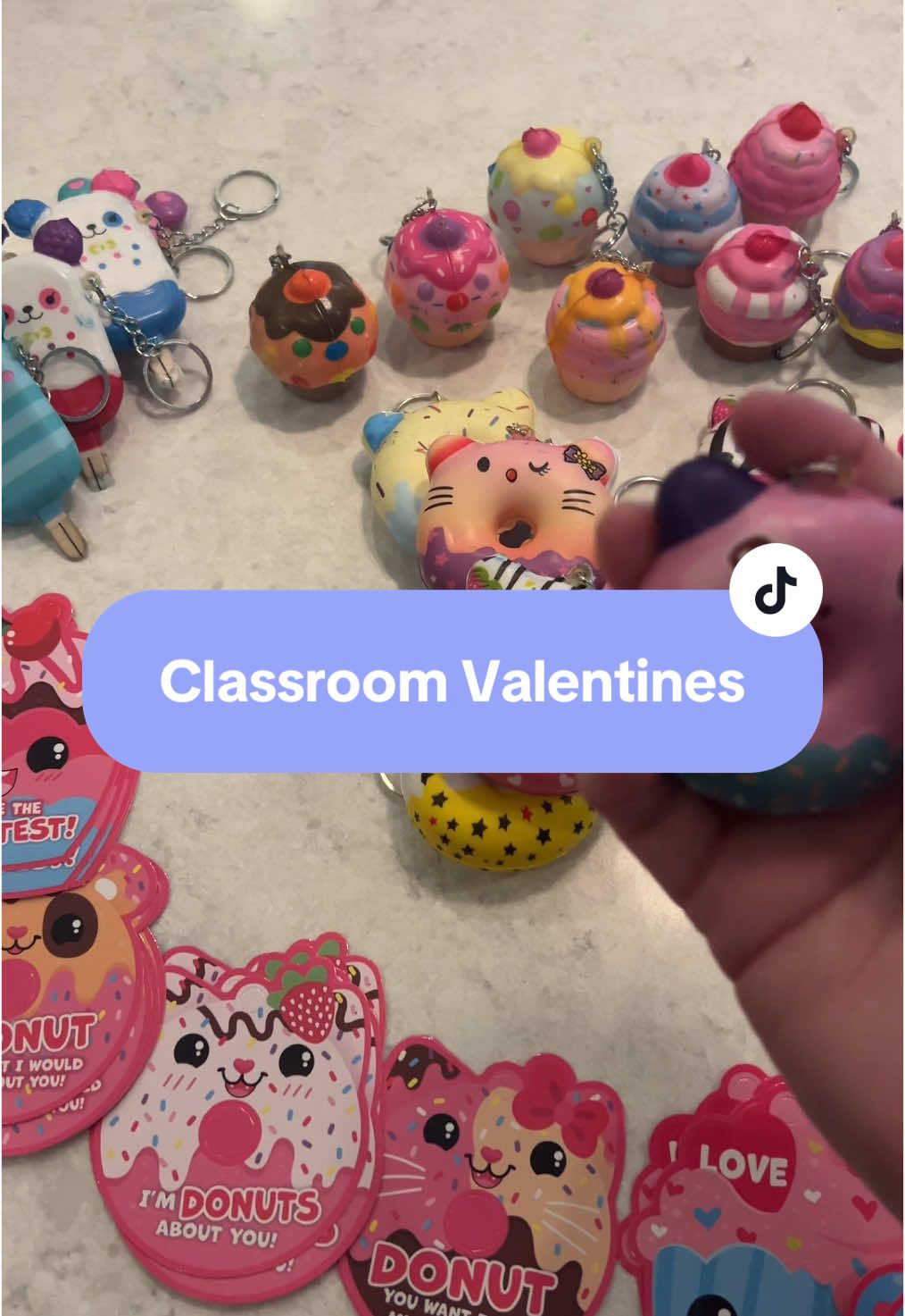 Classroom Valentine’s. Kids will love these to hang on their backpacks. #ValentinesDay #valentinesdaygift #valentine #valentinesdaygiftideas #kidsvalentines #classvalentines #classroomvalentines #valentinesforkids #MomsofTikTok #studentvalentines #squishy #squishykeychain #kidtoy 