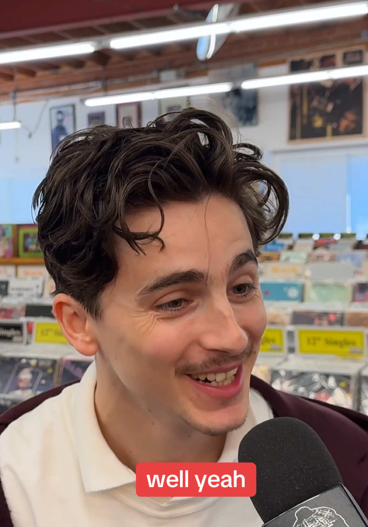 Here’s a clip of a *new* interview I did with Timothée Chalamet ! Check out the *FULL* interview on my BIO! Doot doo ! #timotheechalamet @Searchlight Pictures #acompleteunknown #nardwuar #nardwuaredits #dootdoo