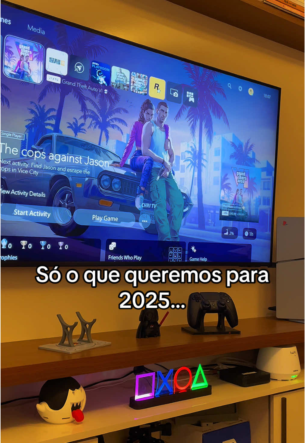 Nosso pedido pra 2025 🤩🎮 #ps5 #playstation #gamerentiktok #fyp #gta6 