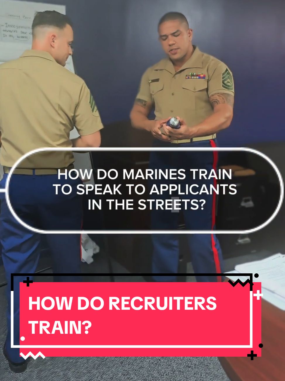 How do recruiters train to speak to applicants in the streets?  It's not easy to just go up to a random person and speak to them. Practice makes perfect.  #Marines #mindset #sales #recruiting #goals #focus #mindset #training #lesson #teacher #military 