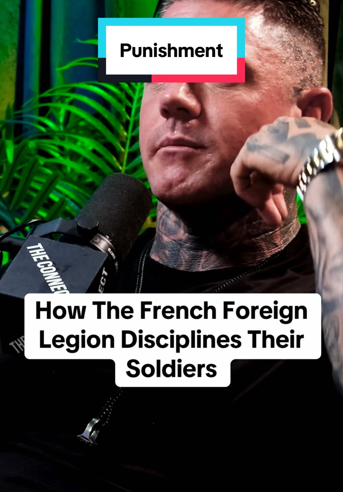 No mistakes to be made when it comes to the French foreign legion #johnnymitchell #podcast #fyp #viral #war #violence #crazy #story #navy #seal #training #punishment