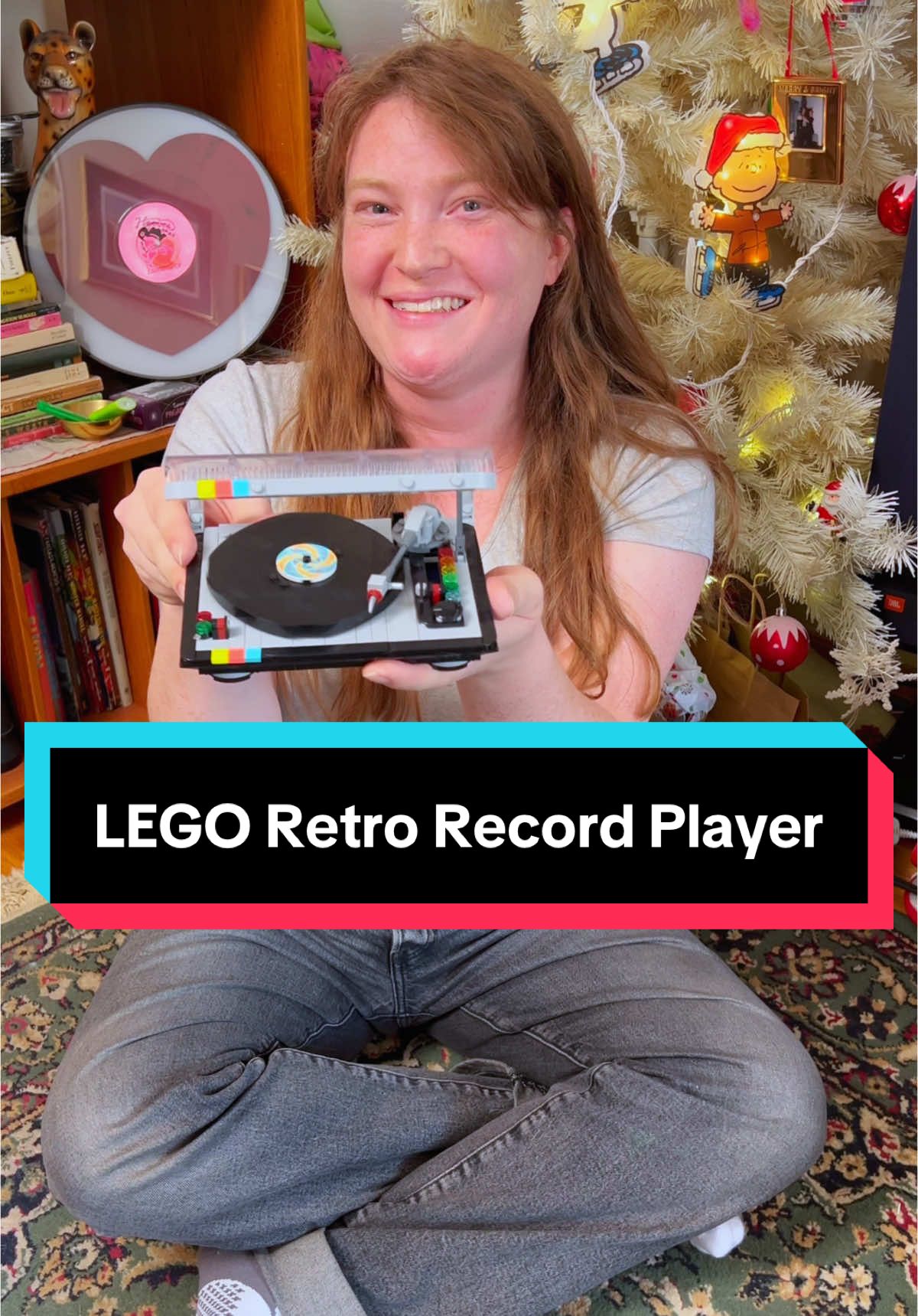 Building the LEGO Retro Record Player! #legotiktok #vinylrecords 