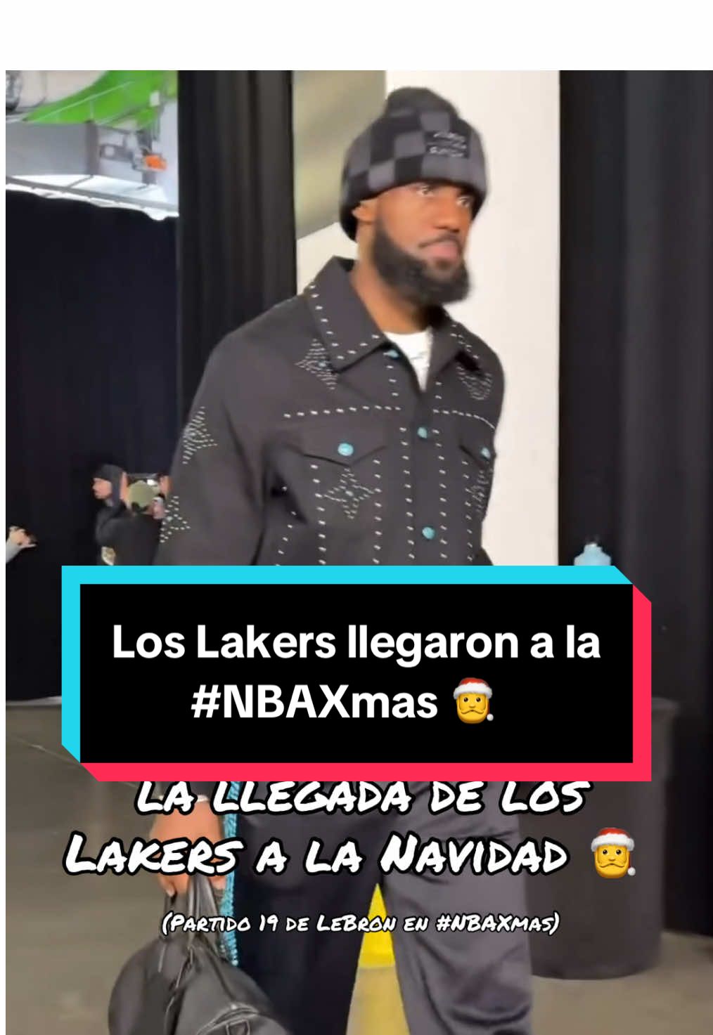 Los #Lakers llegaron a la #NBAxmas 🎅 #NBA #navidad #lebron