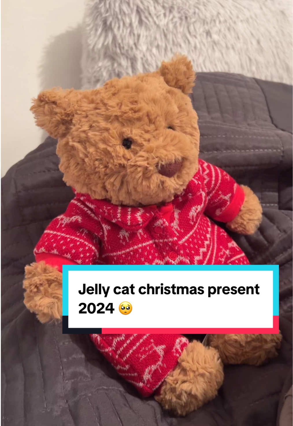 I love him 🥺 #jellycat #jellycatcollection #christmas #christmasgifts #christmas2024 @Jellycat #bartholomewbear 