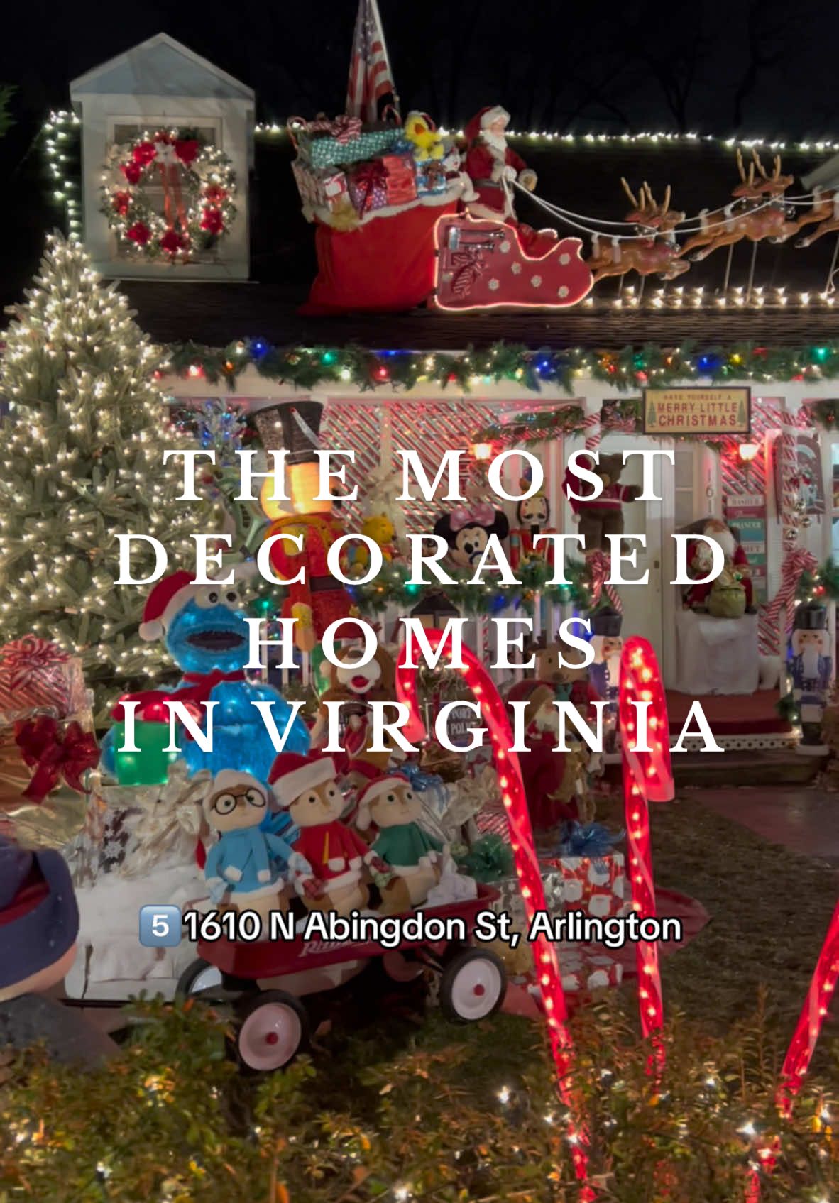 The Most Beautiful Christmas Lights in Northern Virginia🎄✨🇺🇸 Sharing the addresses of the most decorated homes🏠 this season. For even more festive displays, visit➡️ fairfaxchristmaslights.com and plan your own Christmas lights tour🚗✨ #ChristmasLights #HolidayDecor #VirginiaChristmas #FairfaxLights #HolidaySpirit #ChristmasVibes #ChristmasInVirginia #FestiveSeason #HolidayMagic #DecoratedHomes #ChristmasTour #NorthernVirginia #ChristmasCheer