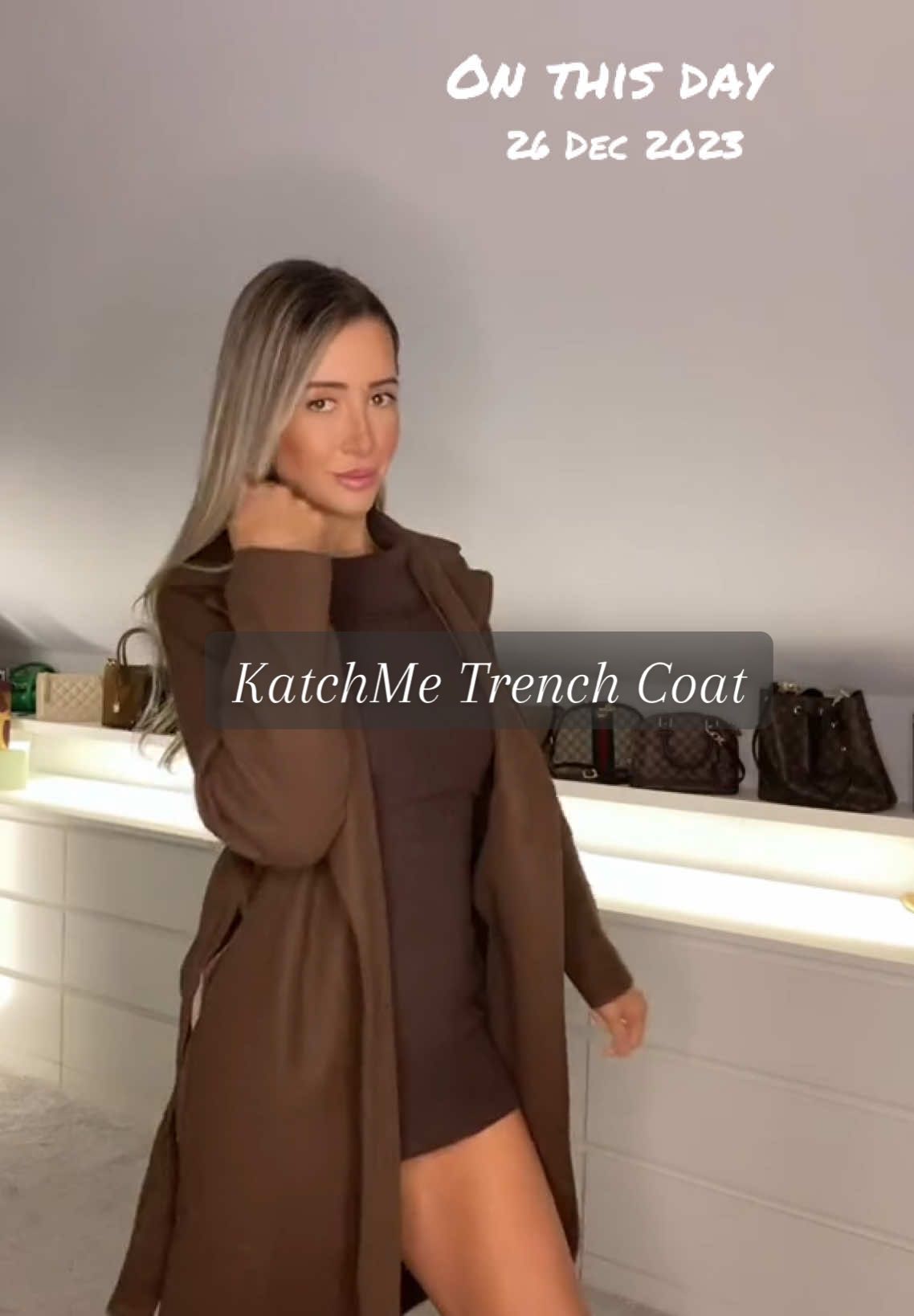 Still one of my favourite coats ♥️ @Katch Me #onthisday #katchme #katchmefashion #trenchcoat #coat #tiktokmademebuyit 