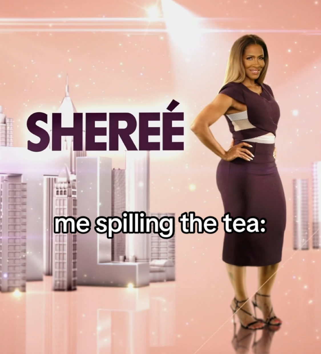 Call me a bad server because I always spill the tea 🥰 #fyp #rhoa 