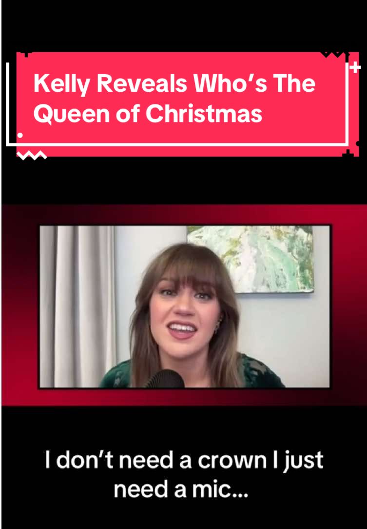I love her answer 😊  #kellyclarkson #fyp #christmas #mariahcarey #music 