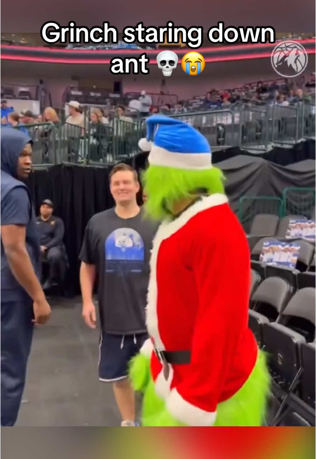 👀😂. (@Timberwolves) #NBA #bball #basketball #hoops #wolves #christmas 