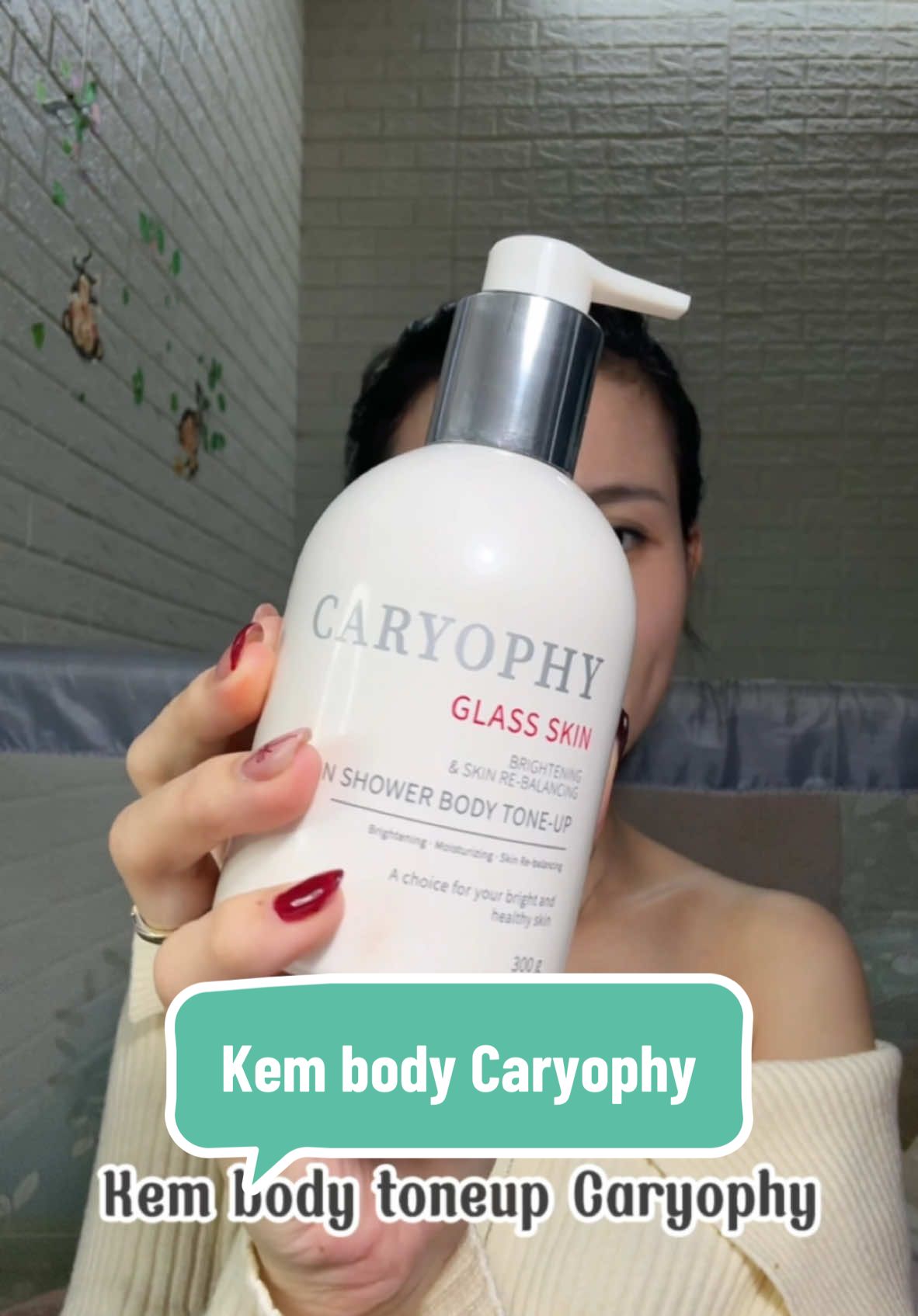 Chân ái cho ai đang tìm dòng kem body nâng tone #caryophy #toneupcaryophy #tonupbody #bodytoneupcaryophy #kembodycaryophy 