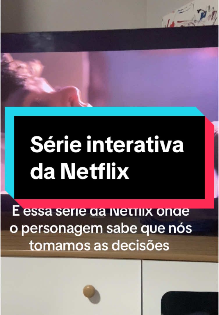 Você já assistiu / jogou????? #netflix #blackmirror #interatividade #bandersnatch #jogointerativo #multiplaescolha 