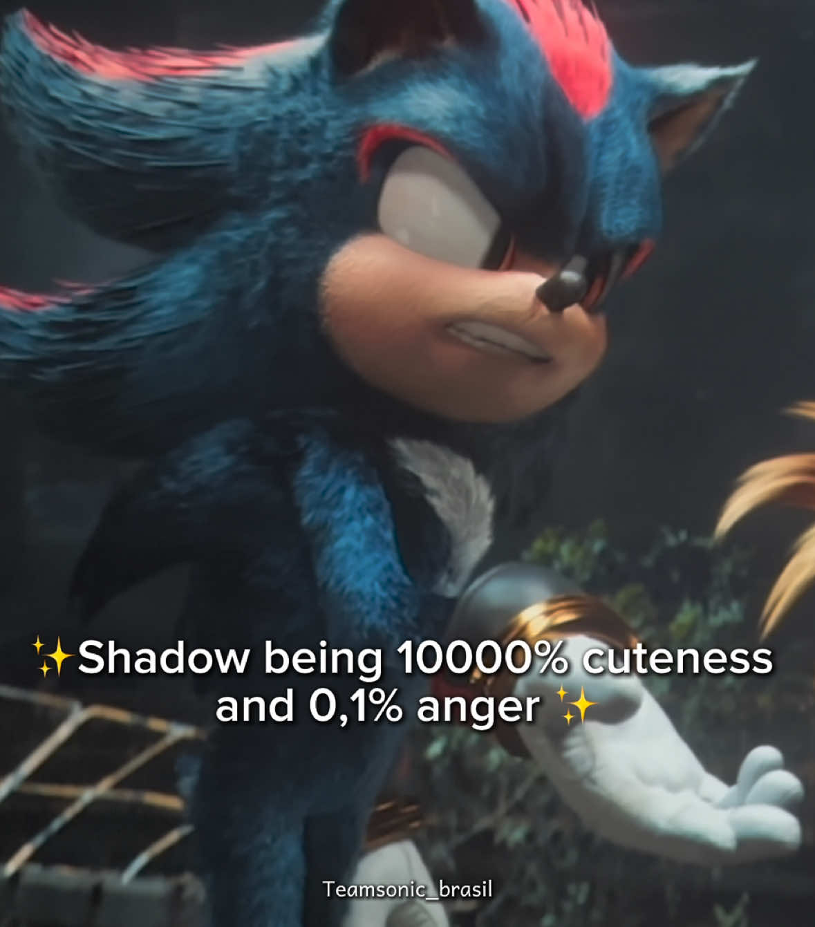 Ele é desse tamaninho 🤏🏻 #shadow #shadowthehedgehogedits #sonicmovie3 