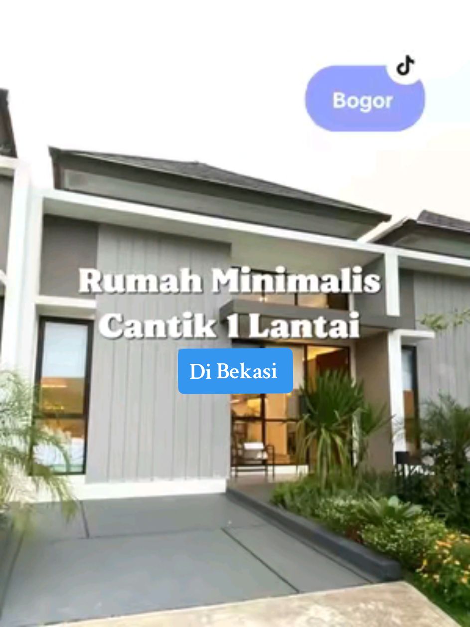 1 Lantai gini juga cukup🥰 #rumah1lantai #rumahidaman #rumah 