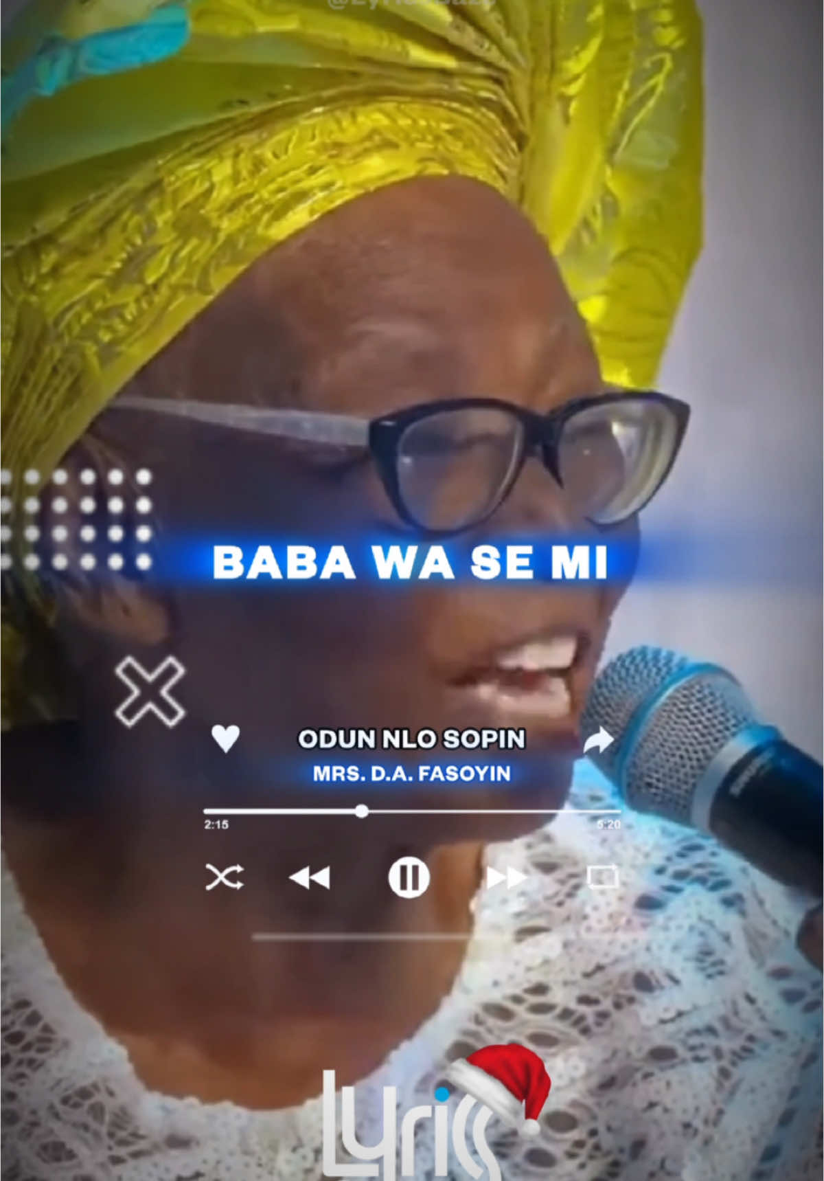 MRS. D.A. FASOYIN - ODUN NLO SOPIN (LYRICS VIDEO) #mrs #da #odun #odunnlosopin #newyear #2025 #lyrics_songs 