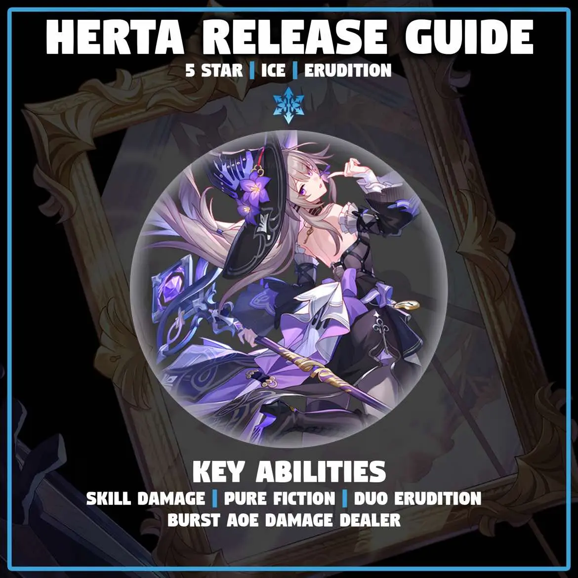 Get started building your Herta with this early release build guide. You have materials, lightcones, relics and teams all in an easy to read format! Hope you’re enjoying your holidays and getting ready for Honkai: Star Rail 3.0!!! #HonkaiStarRail #starrail #honkaistarrailguide #theherta #honkaistarrailleaks 