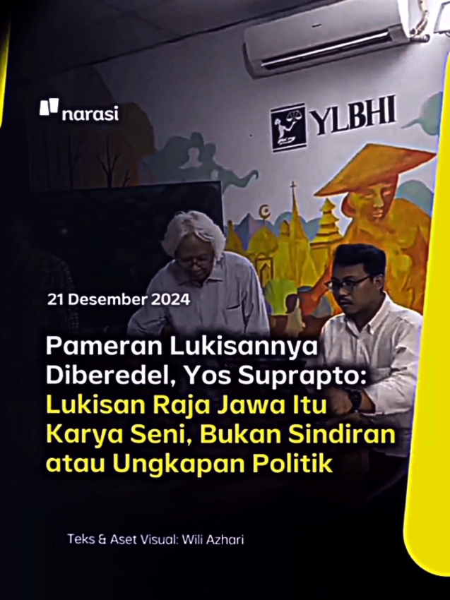 Ada yang marah&kesindir.hanya karna sebuah lukisan🤣 #yossuprapto #lukisan #yossuprapto #xybca #masukberanda #virall #fypage #fyppp 