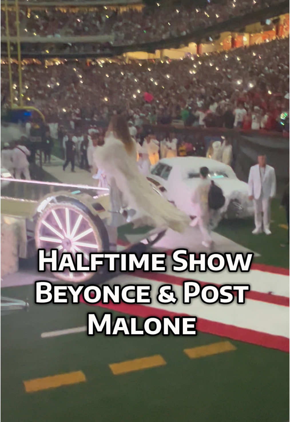 I Just Went For The Halftime Show!!! Just kidding… ❤️😂#beyonce #postmalone #nfl #ravens #texans #merrychristmas 