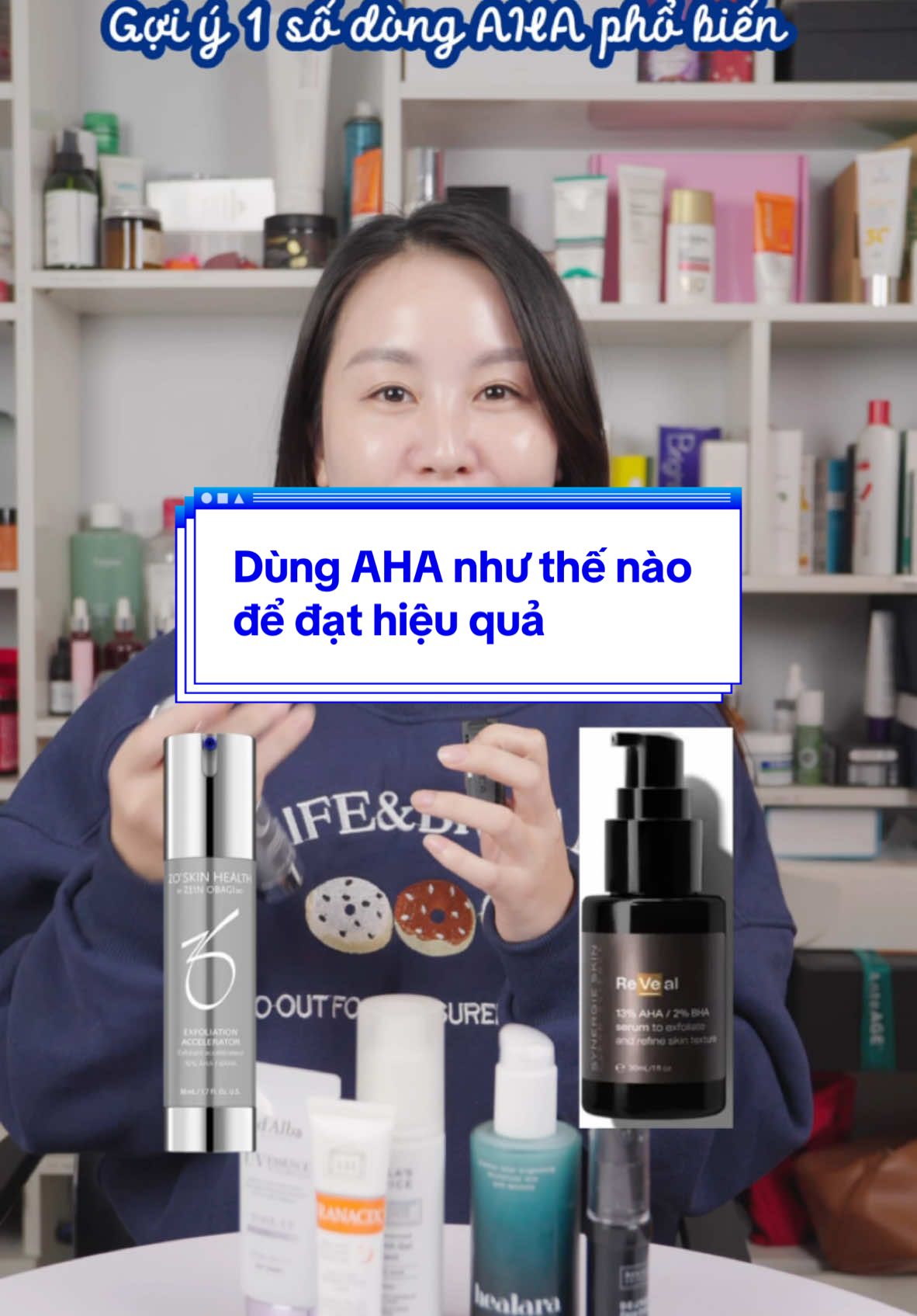 Dùng AHA như thế nào để đạt hiệu quả #hoalinh944 #longervideos #aha 