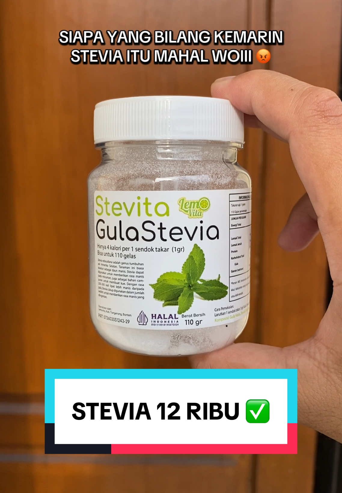 Awalnya skeptis sama gula stevia kok terjangkau banget, gak taunya malah berubah suka pakai banget 🤩🫰🏻 kapan lagi bisa minum manis manis gak perlu khawatir kalorinya ya kan 👍🏻 #stevia #gulastevia #penggantigula #guladiet #produklokal #fyp #fypシ 