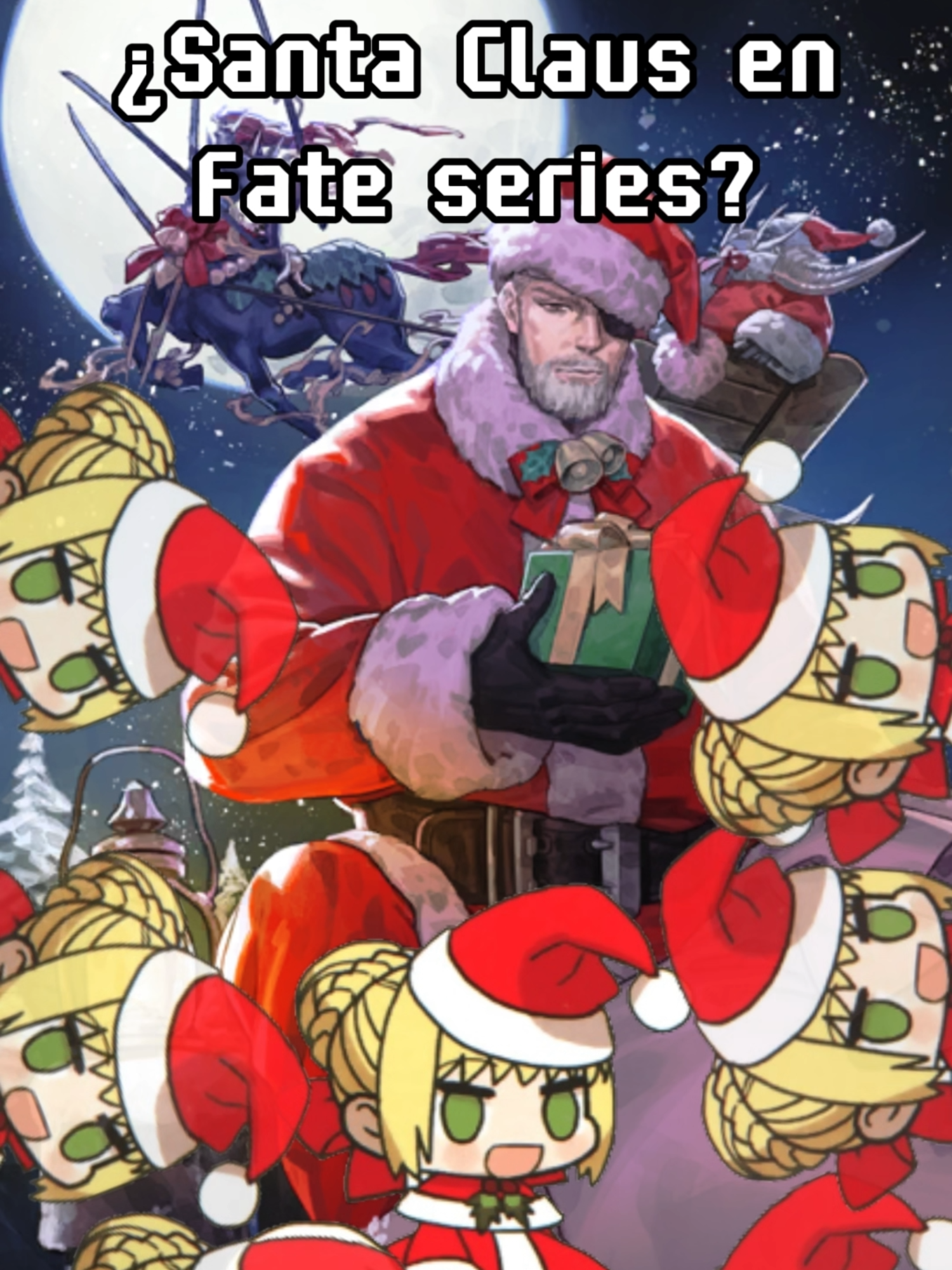 Santa claus esta en fate? La navidad de fate, los santa servants! #fate #fatestaynight #fyp #virał #fypシ゚ #anime #fypシ゚viral🖤tiktok #ajo #fgo #fategrandorder #fateseries #explain #edit #elavefenixesgay #visualnovel #christmas #navidad #santa #santaclaus