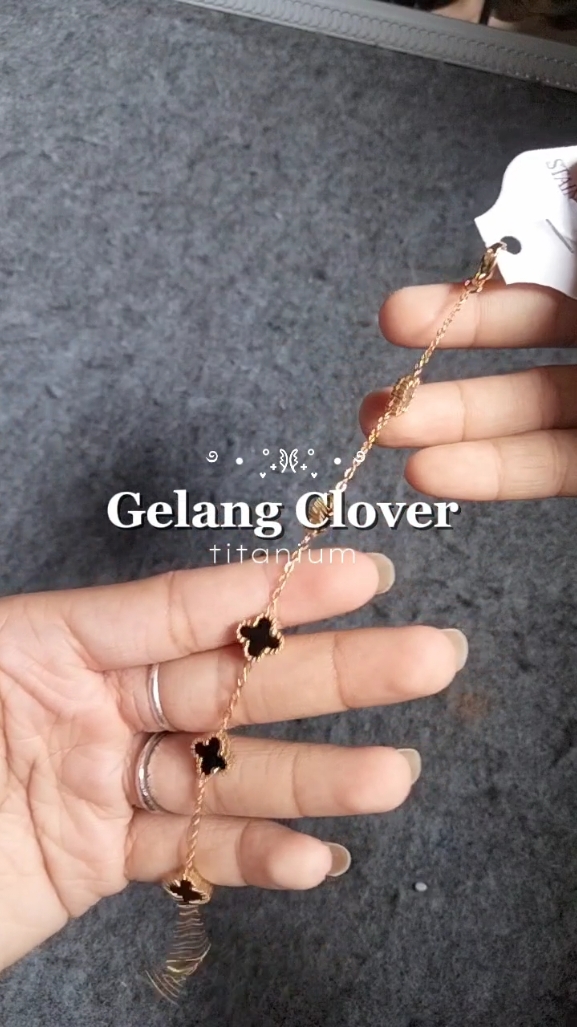 #gelangclover #gelang #clover #rekomendasigelang #gelangtitanium #fypp #fypage #fypシ 