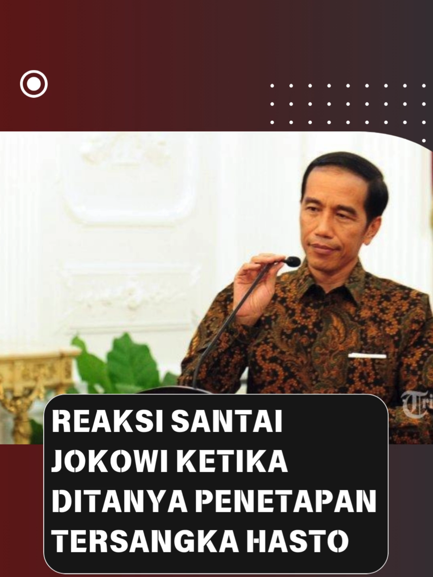 Presiden ke-7 Joko Widodo (Jokowi) angkat bicara soal penetapan Sekjen PDI Perjuangan, Hasto Kristiyanto sebagai tersangka kasus dugaan suap yang melibatkan Harun Masiku. Jokowi berharap Hasto bisa menghormati proses hukum yang berlaku. Update selengkapnya di slide gambar atau kunjungi TribunJakarta.com! #viraldimediasosial #tribunjakarta