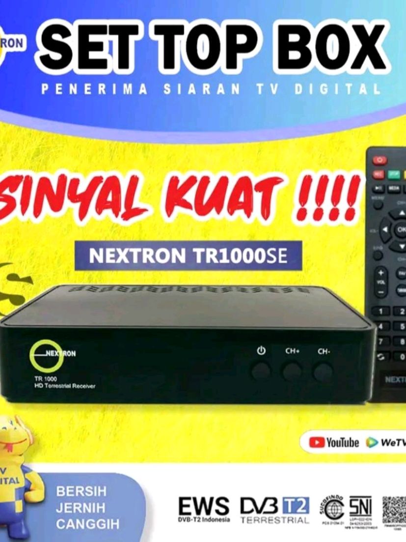 STB Nextron TR1000se penerima siaran Tv Digital #stbnextron #stbmurah #fyp #fypシ #fypage #yearendsale 