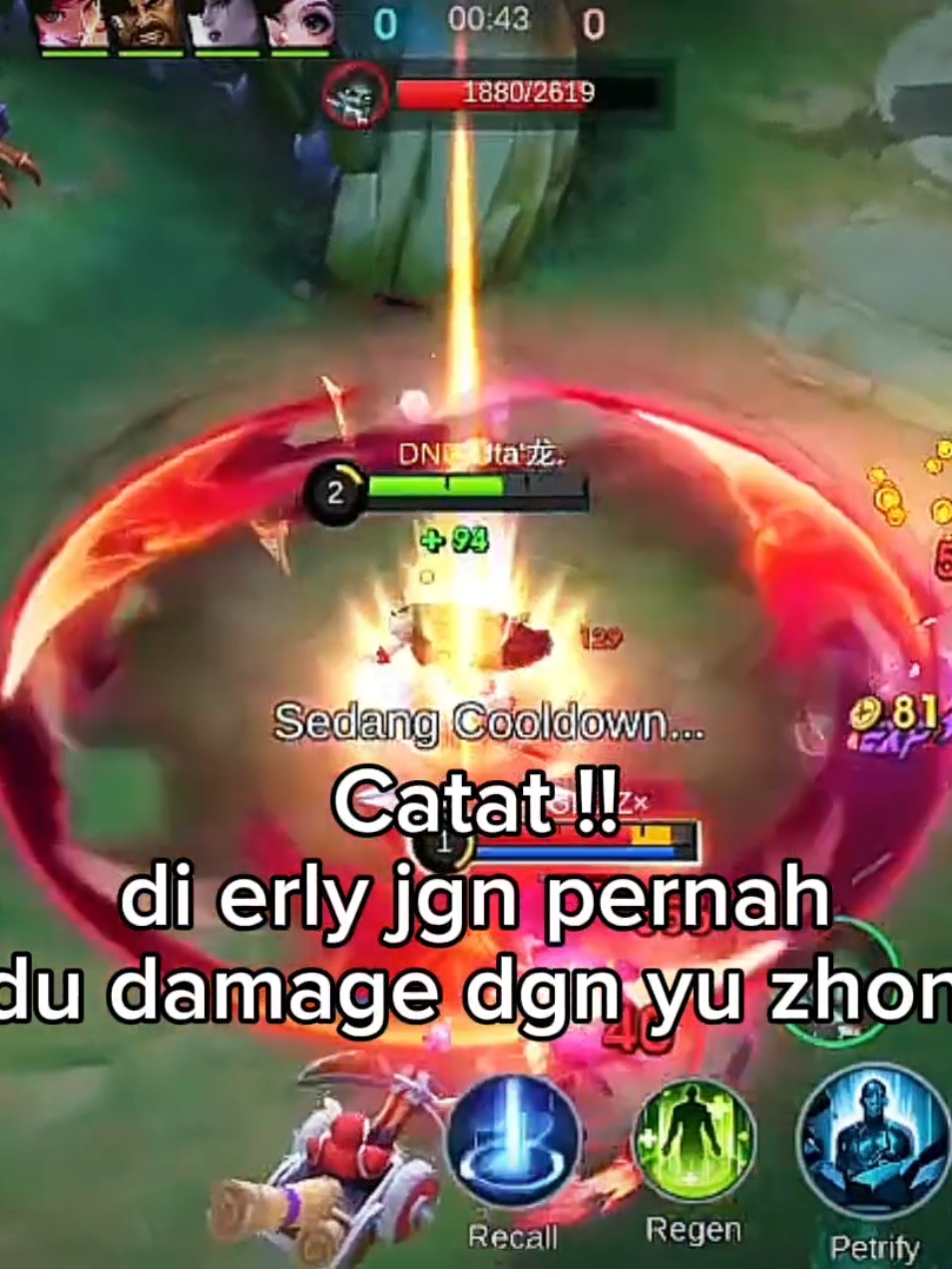 udah tau kan damage yuzhong di erly💀 #mobilelegends #yuzhong #MLBBM6 #MLBBM6TorchRelay #GreaterThanEver #foryou 