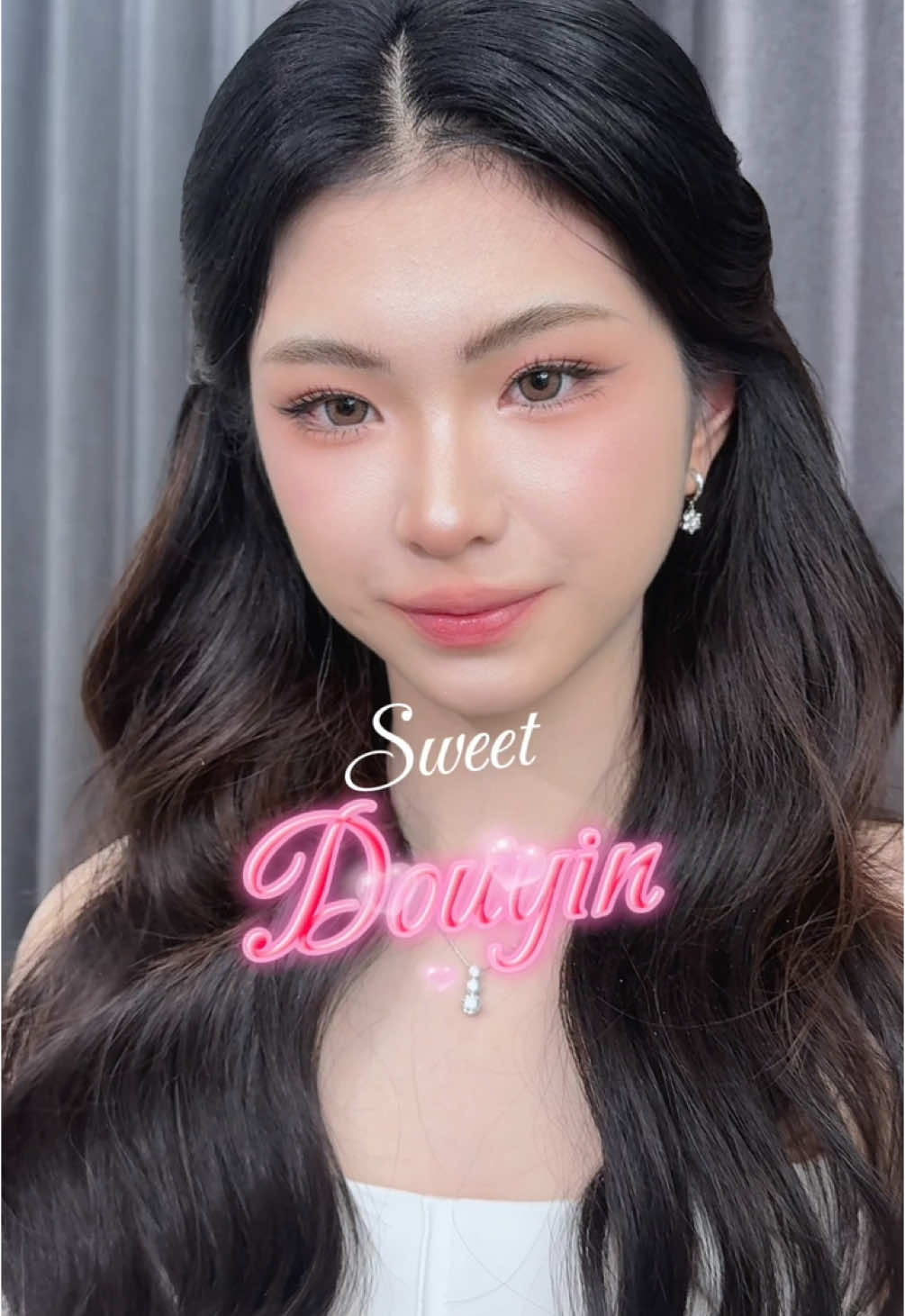 Sweet douyin makeup tutorial let’s gooo!! #douyinmakeup #easydouyinmakeup #makeuptutorial