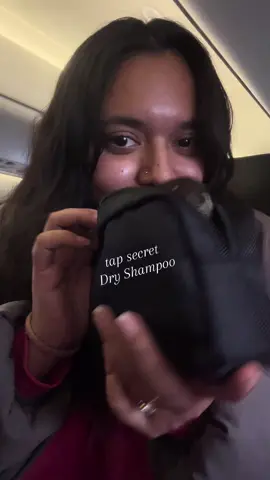 My secret? @I Dew Care  My fav dry shampoo to travel with! Compact and travel friendly! Perfect for on the go, and those greasy hair travel days ✈️💇🏽‍♀️🧼 #tapsecret #dryshampoo #tiktokmademebuyit #tiktomshop #travelfriendly #travelessentials #latinacreator 