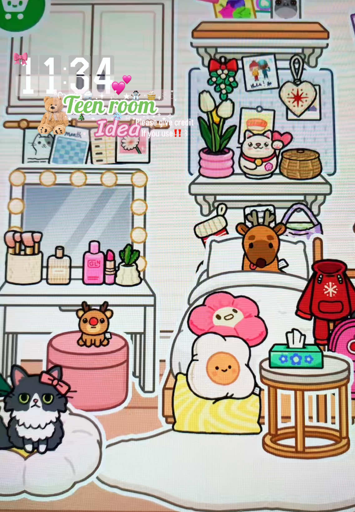 ˚₊‧꒰ Teen room idea ! ꒱ 💕 What room should I build next ?  𝅄 ꣑ৎ ࣪ㅤ𓈒 #fyp #tocaboca #tocalifeworld ##build#fypシ #tocalife #toca  #🎄 #viral 