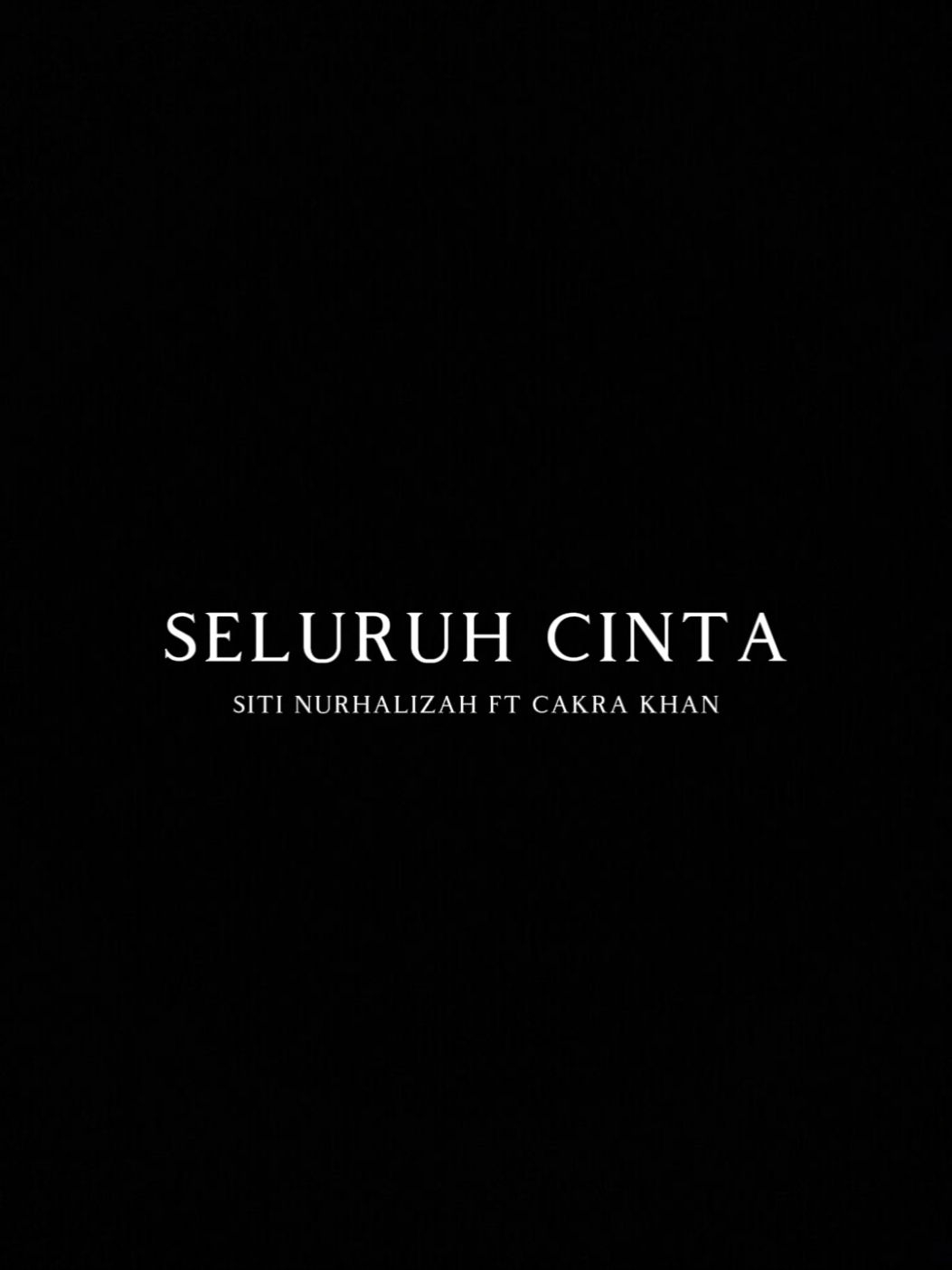 tinggalkan pesan untuknya disini #seluruhcinta #sitinurhaliza #cakrakhan #lyrics #galaubrutal #earphone #volumeup #songlyrics🎧 