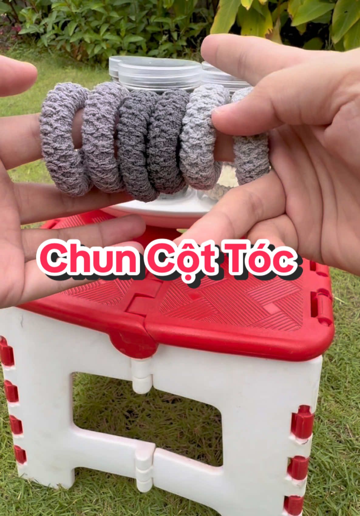 Hộp 6 Chun Cột Tóc #thuphukienxinh1 #cottocxinh #cottoc #tocxinhmoingay #chuncottoc #tocđepmoingay🌸 #daycottoc #cottocvai 