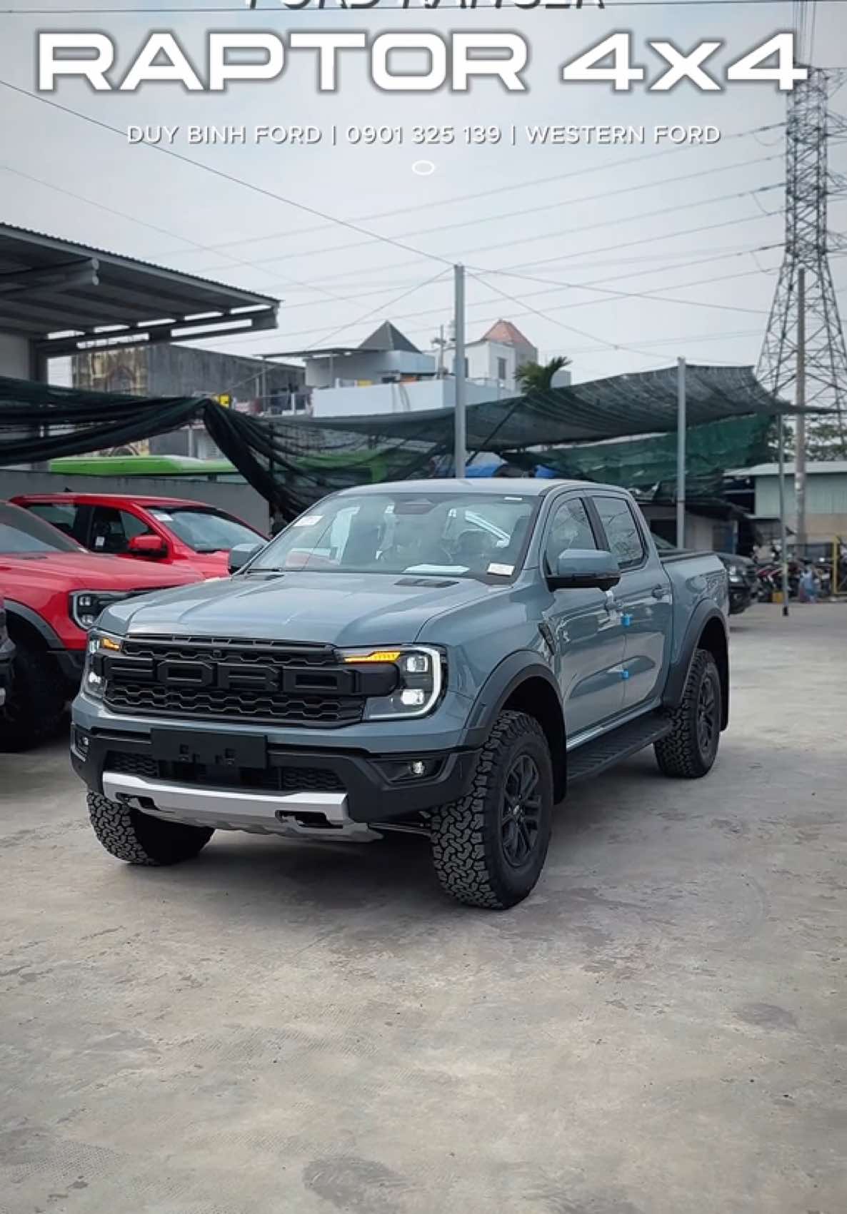 FORD RANGER RAPTOR | Màu Mới 2025 “Command Grey” sẳn kho giao ngay. 