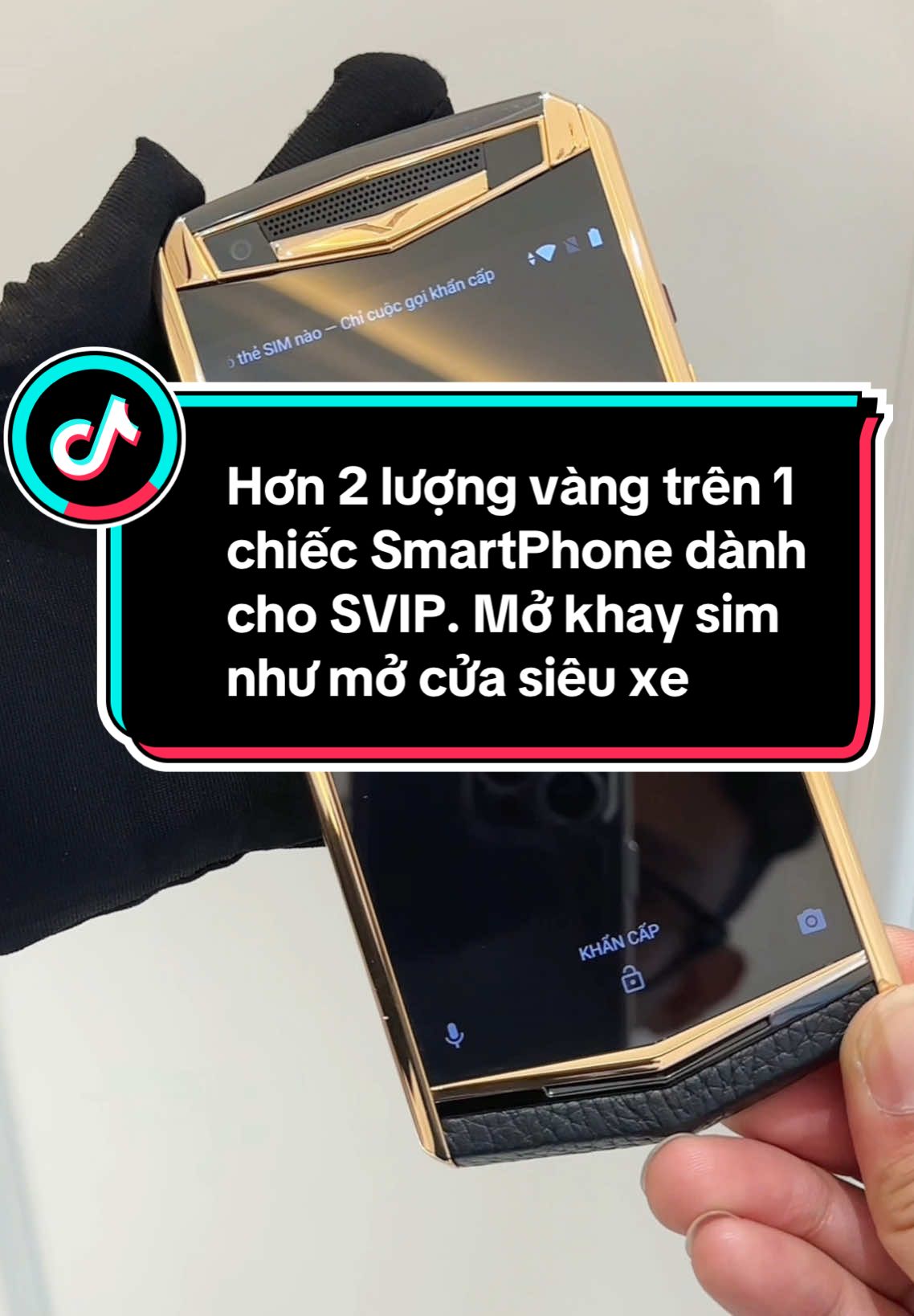 Smartphone dành cho SVIP , mở khay sim như mở cửa siêu xe vậy #vertu #vertuphone #asterp #vangkhoi #svip 