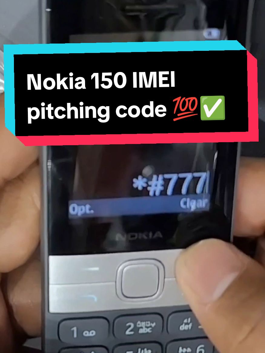 Nokia 150 imei pitching code 💯✅ #fyp #unlock #keypad #trick #nokia 