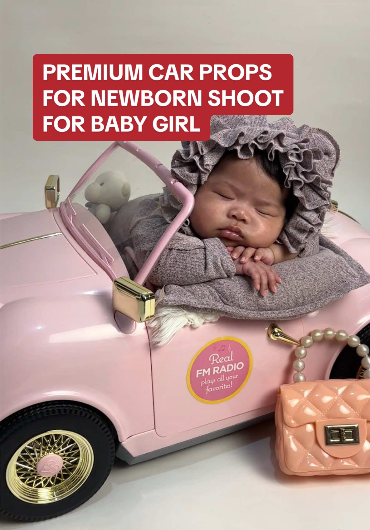 New premium props for newborn shoot for baby girl #newbornphotographer #creativenewbornshoot #newbornshoot #happypillstudio #photoshootforbaby #newbornshoot😍 #behindthescenes ##photographytiktok #newbornprops 