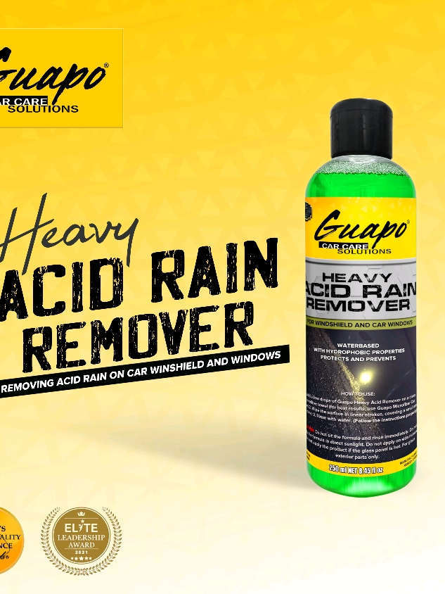 New Guapo Acid Rain Remover for Glass Windshield 250ml / Watermarks Remover / Spot Remover 250 ml #AcidRainRemover 