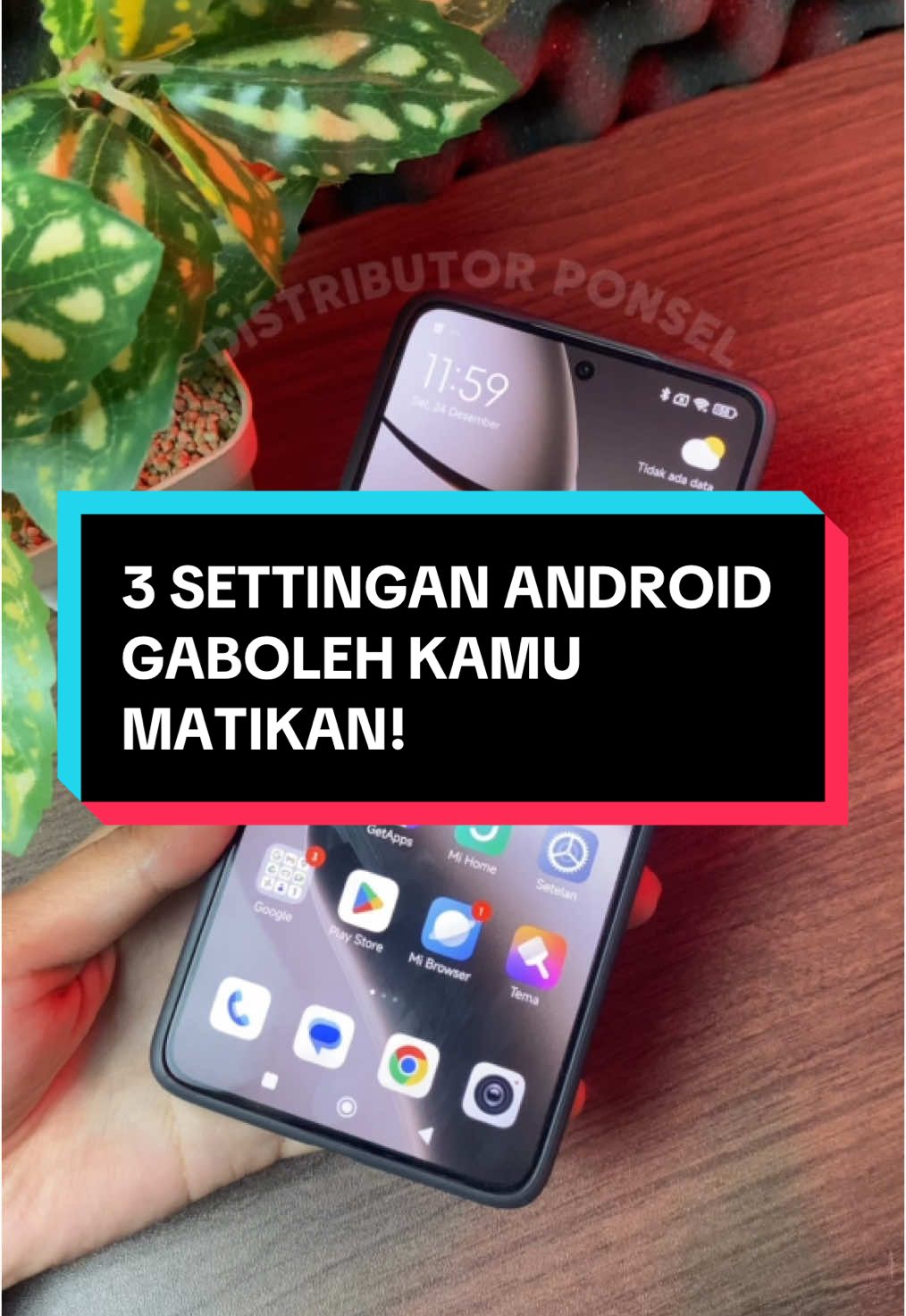 Jangan lupa aktifkan 3 settingan penting ini di Android kamu! 🔒 Google Play Protect: Lindungi HP dari aplikasi berbahaya. 📍 Find My Device: Lacak HP kalau hilang. 🛡️ Enkripsi Perangkat: Amankan data kamu dari akses sembarangan. Cek sekarang dan pastikan semuanya aktif! 💡