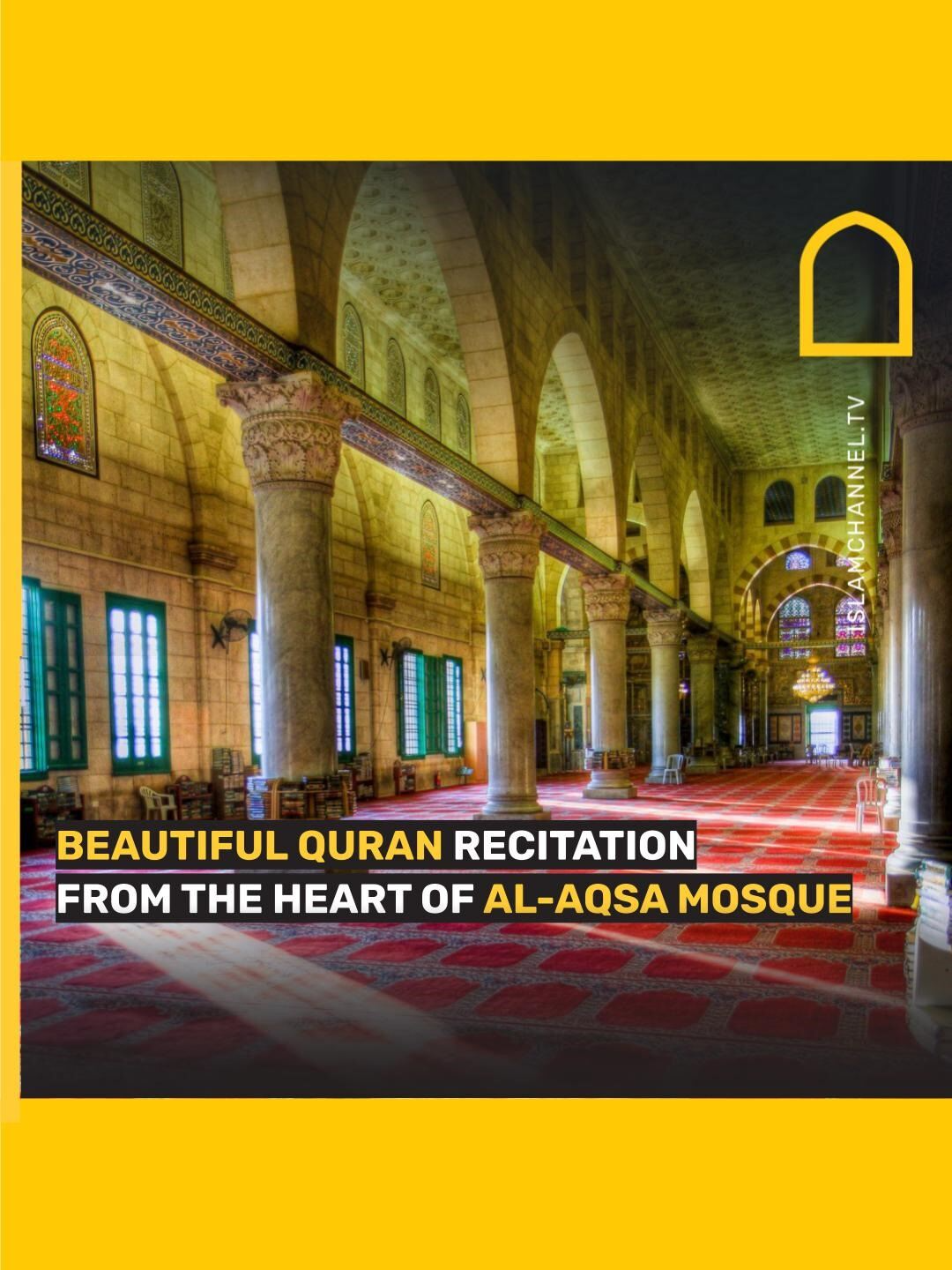 Sound on! Listen to this beautiful soothing recitation of Ash-Shams chapter from the Holy Quran, recorded at the heart of Al-Aqsa Mosque in Palestine.  Fund honest independent Muslim journalism: http://support.islamchannel.tv #quran #recitation #palestine #holyquran #muslims #islam #religion