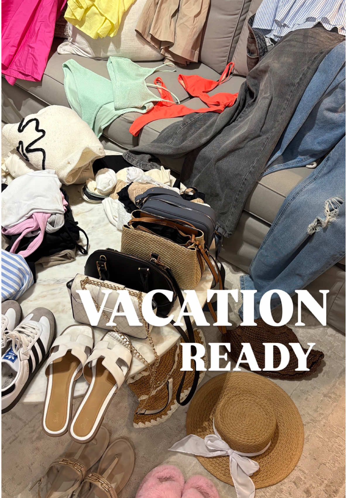 a girl needs to catch a break.☺️☺️ Where do you think we’re going this time?💕💕  #gracemondlana #vacationprep #travelwithme #packwithme #holidaytiktok #traveltiktok #solotravel 