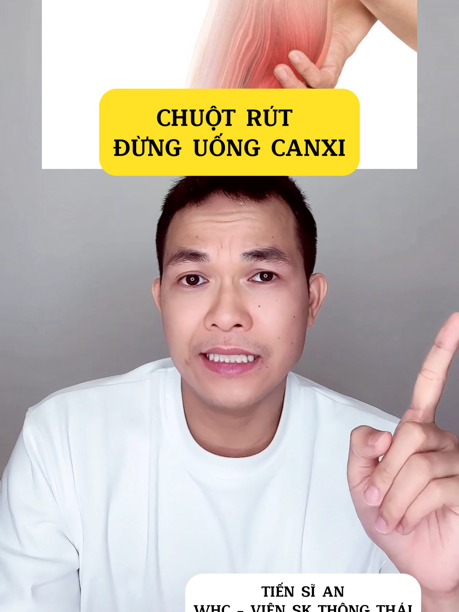 Chuột rút đừng uống canxi! #tsdsngocan #whcsktt #songkhoe247 #duczohar