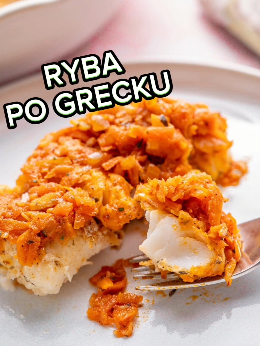 RYBA PO GRECKU.🐟 Coś co zawsze jest na Polskich stołach. Danie można podawać na ciepło lub zimno. Potrawę można przygotować z 2 - 3 dniowym wyprzedzeniem. 🥰 Smacznego 😋 #cook #gotowanie #pyszne #ryba #swieta #merrychristmas #danie 