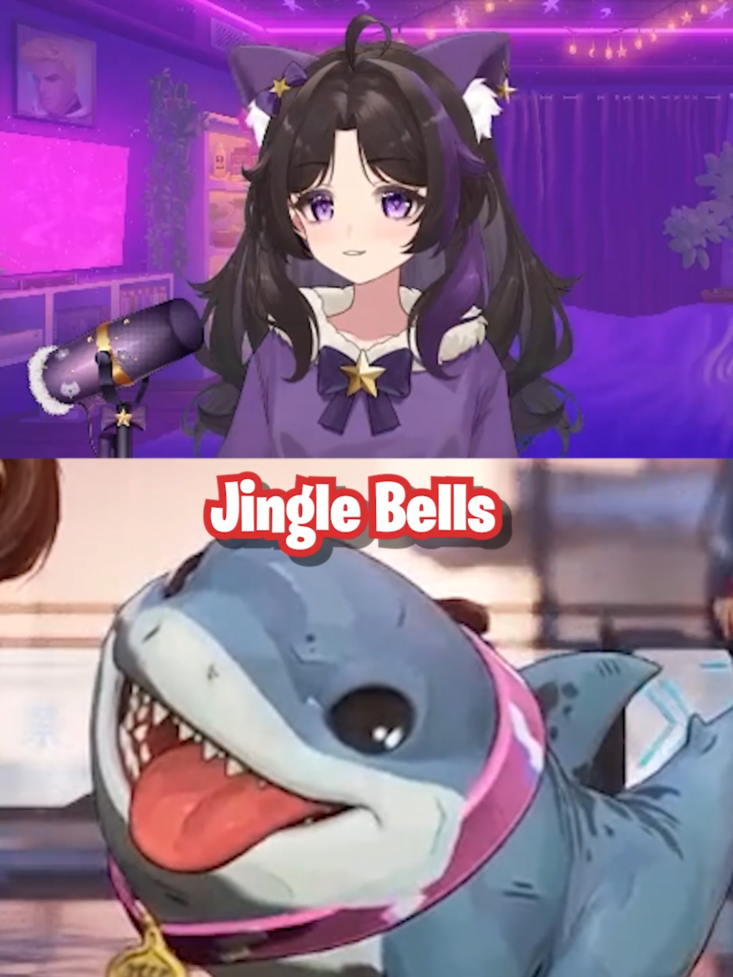 Our ears have been blessed. Tysm @epicvoiceguy 🦈🎄 #marvelrivals #jeff #jeffthelandshark#kitdy #epicvoiceguy