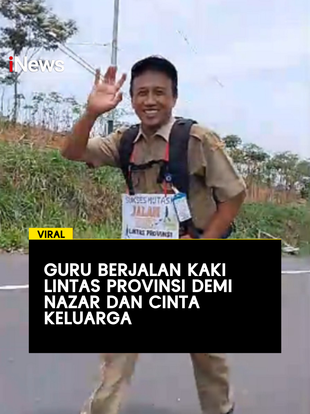 Perjuangan Andrianto, seorang guru penuh dedikasi dari Wonogiri, menempuh perjalanan panjang lintas provinsi untuk menepati nazarnya. Sebuah aksi penuh inspirasi dan cinta untuk keluarga serta profesi. #iNews #news #Viral #PerjuanganTanpaBatas #GuruInspiratif #LangkahSyukur #DedikasiPendidikan #ViralIndonesia #Video #Magetan #JawaTimur