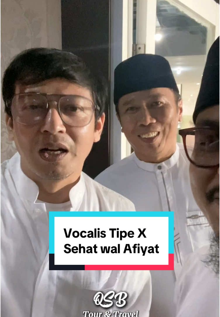 Alhamdulillah Vocalis Tipe X masih sehat wal afiyat & akan melaksanakan ibadah umroh bersama kami #tipexband #umrohawaltahun2025 #qolbunsalimbaitullah #ustadzalfianhidayat 