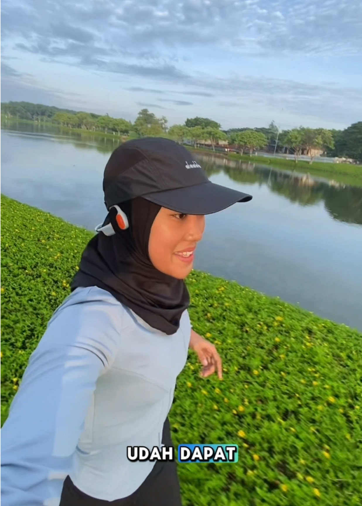 Kesampean juga lari di sini🤩 #lari #jogging #olahragalari #bsb #olahraga #laripagi 